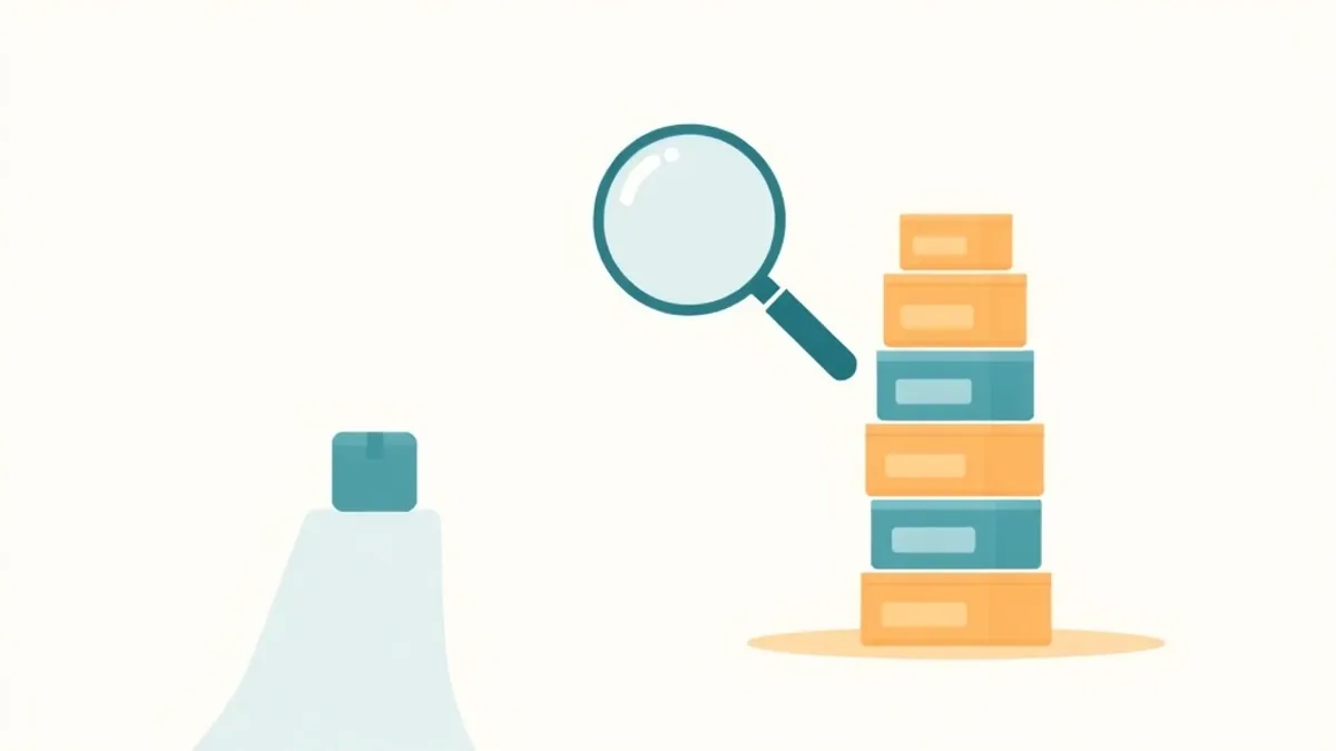 A simple decision fork illustration: one path with a single small box — illustration for CommissionOS OTOs and Upsells: All 5 Explained (2026)